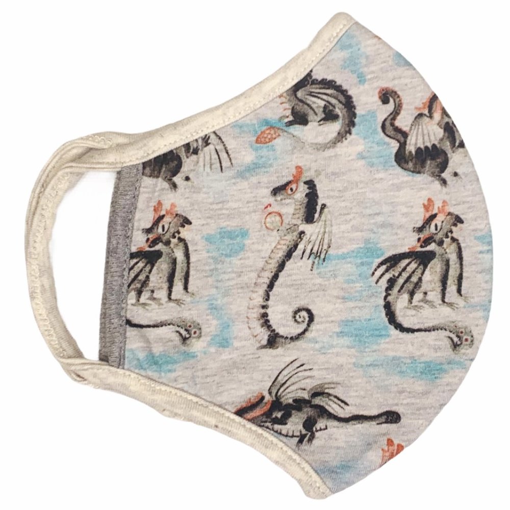 PW, 8Y+/Adult, organic cotton face mask